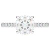2.40CT.TW ROUND LAB DIAMOND ENGAGEMENT RING - Nazarelle