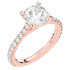 2.40CT.TW CUSHION LAB DIAMOND ENGAGEMENT RING - Nazarelle