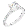 2.40CT.TW CUSHION LAB DIAMOND ENGAGEMENT RING - Nazarelle