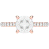 2.40CT.TW CUSHION LAB DIAMOND ENGAGEMENT RING - Nazarelle