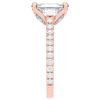2.70CT.TW EMERALD CUT LAB DIAMOND SOLITAIRE ENGAGEMENT RING - Nazarelle
