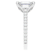 2.70CT.TW EMERALD CUT LAB DIAMOND SOLITAIRE ENGAGEMENT RING - Nazarelle