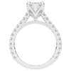 2.70CT.TW EMERALD CUT LAB DIAMOND SOLITAIRE ENGAGEMENT RING - Nazarelle