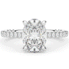 2.40CT.TW OVAL LAB DIAMOND ENGAGEMENT RING - Nazarelle