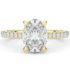 2.40CT.TW OVAL LAB DIAMOND ENGAGEMENT RING - Nazarelle