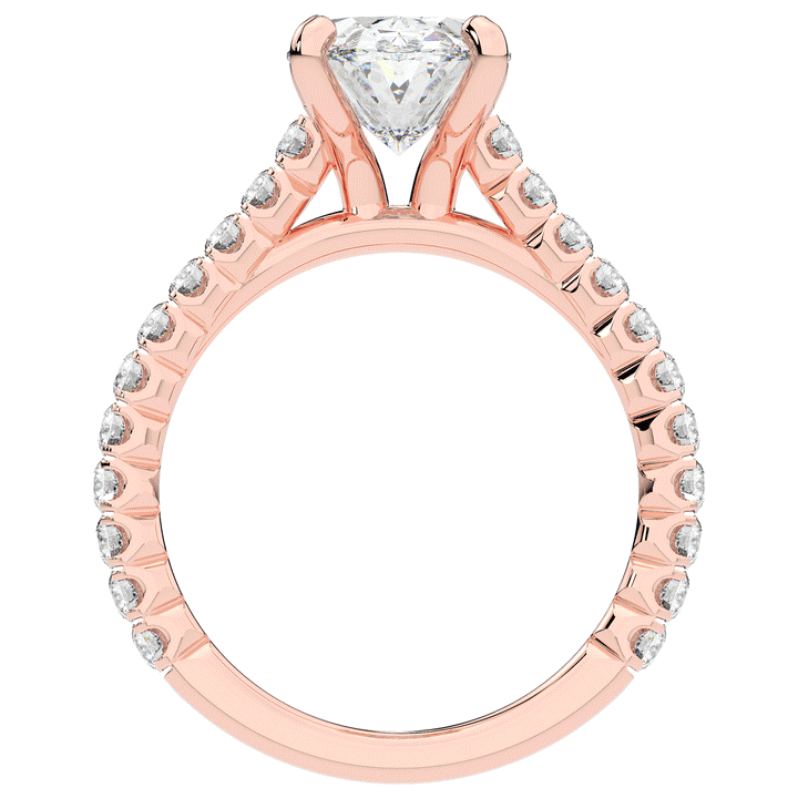 2.40CT.TW OVAL LAB DIAMOND ENGAGEMENT RING - Nazarelle