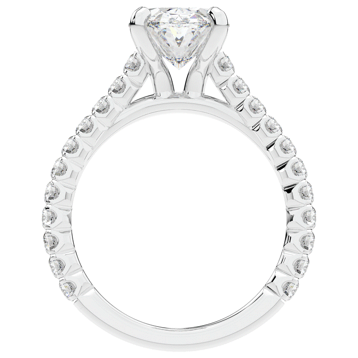 2.40CT.TW OVAL LAB DIAMOND ENGAGEMENT RING - Nazarelle