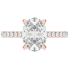 2.40CT.TW OVAL LAB DIAMOND ENGAGEMENT RING - Nazarelle
