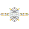 2.40CT.TW OVAL LAB DIAMOND ENGAGEMENT RING - Nazarelle