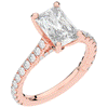 2.70CT.TW RADIANT LAB DIAMOND SOLITAIRE ENGAGEMENT RING - Nazarelle
