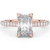 2.70CT.TW RADIANT LAB DIAMOND SOLITAIRE ENGAGEMENT RING - Nazarelle