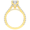 2.70CT.TW RADIANT LAB DIAMOND SOLITAIRE ENGAGEMENT RING - Nazarelle