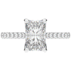 2.70CT.TW RADIANT LAB DIAMOND SOLITAIRE ENGAGEMENT RING - Nazarelle