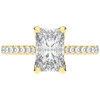 2.70CT.TW RADIANT LAB DIAMOND SOLITAIRE ENGAGEMENT RING - Nazarelle