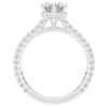 2.50CT.TW PEAR LAB DIAMOND UNDERHALO SOLITAIRE ENGAGEMENT RING - Nazarelle