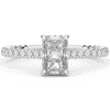 2.10CT.TW RADIANT LAB DIAMOND UNDERHALO SOLITAIRE ENGAGEMENT RING - Nazarelle