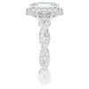 4.70CT.TW RADIANT LAB DIAMOND 3 STONE ENGAGEMENT RING - Nazarelle