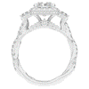 4.70CT.TW RADIANT LAB DIAMOND 3 STONE ENGAGEMENT RING - Nazarelle
