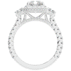3.20CT.TW RADIANT LAB DIAMOND 3 STONE ENGAGEMENT RING - Nazarelle