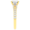 2.45CT.TW CUSHION LAB DIAMOND ENGAGEMENT RING - Nazarelle