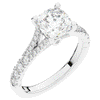 2.45CT.TW CUSHION LAB DIAMOND ENGAGEMENT RING - Nazarelle