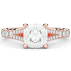 2.45CT.TW CUSHION LAB DIAMOND ENGAGEMENT RING - Nazarelle