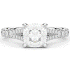 2.45CT.TW CUSHION LAB DIAMOND ENGAGEMENT RING - Nazarelle
