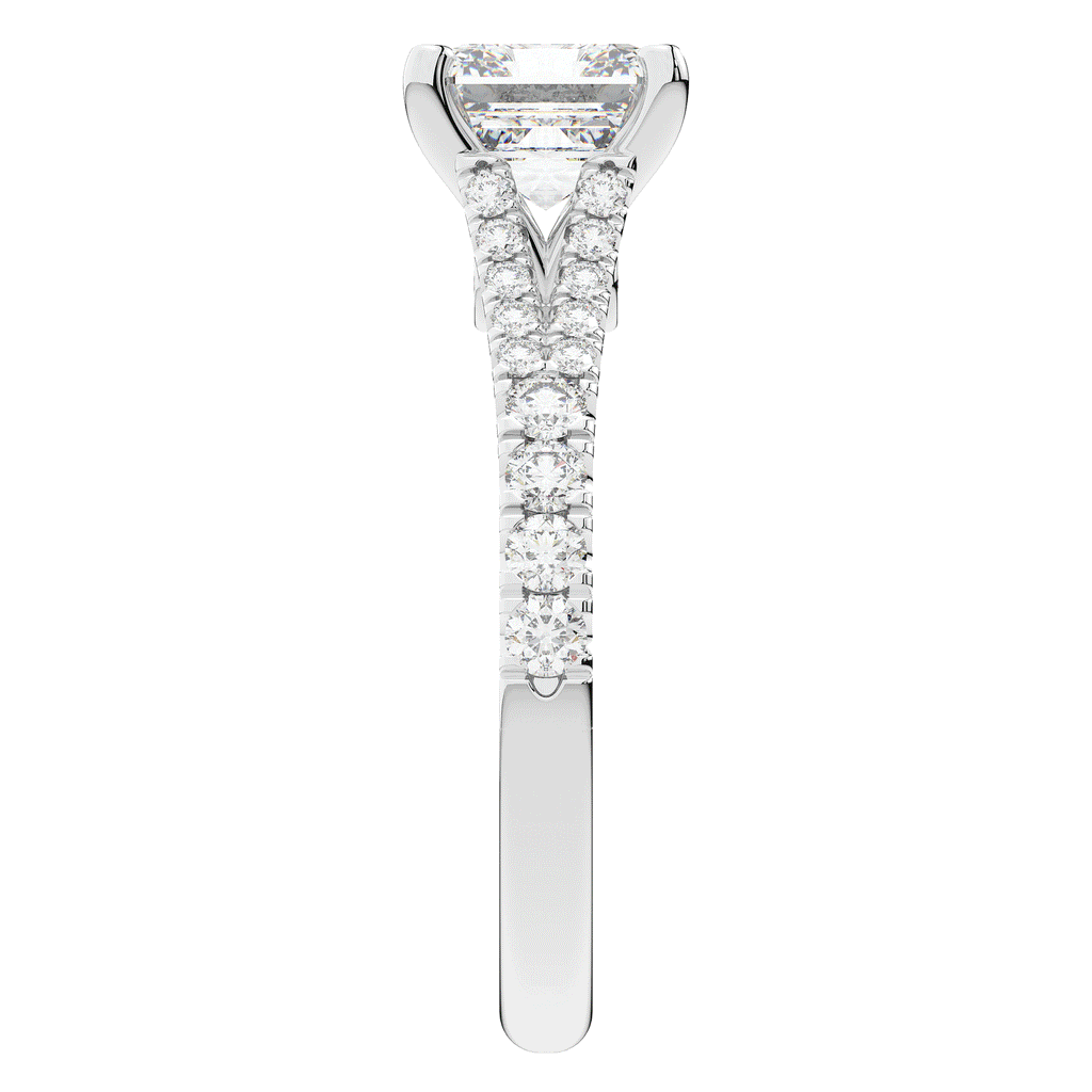 2.45CT.TW ASSCHER LAB DIAMOND ENGAGEMENT RING - Nazarelle