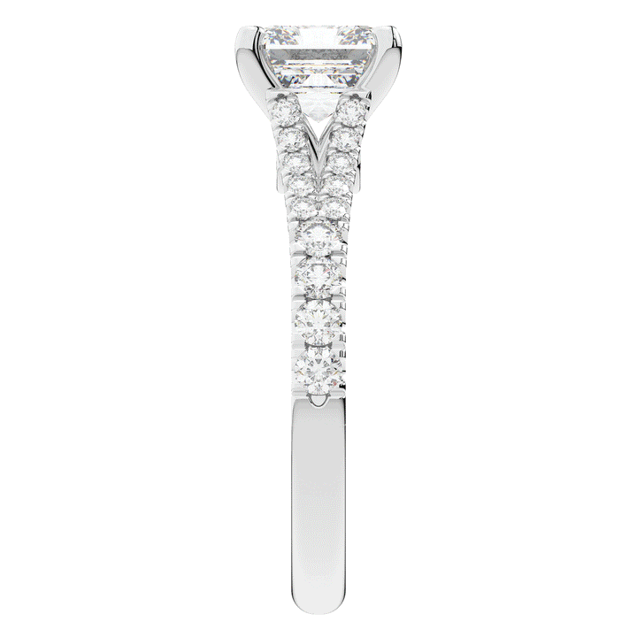 2.45CT.TW ASSCHER LAB DIAMOND ENGAGEMENT RING - Nazarelle