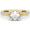 2.45CT.TW ASSCHER LAB DIAMOND ENGAGEMENT RING - Nazarelle