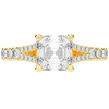 2.45CT.TW ASSCHER LAB DIAMOND ENGAGEMENT RING - Nazarelle