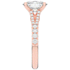 3.45CT.TW CUSHION LAB DIAMOND ENGAGEMENT RING - Nazarelle