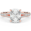 3.45CT.TW CUSHION LAB DIAMOND ENGAGEMENT RING - Nazarelle