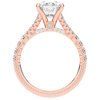 3.45CT.TW CUSHION LAB DIAMOND ENGAGEMENT RING - Nazarelle