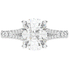 3.45CT.TW CUSHION LAB DIAMOND ENGAGEMENT RING - Nazarelle