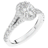 1.60CT.TW OVAL LAB DIAMOND ENGAGEMENT RING - Nazarelle