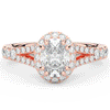 1.60CT.TW OVAL LAB DIAMOND ENGAGEMENT RING - Nazarelle