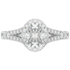 1.60CT.TW OVAL LAB DIAMOND ENGAGEMENT RING - Nazarelle