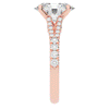3.45CT.TW OVAL LAB DIAMOND ENGAGEMENT RING - Nazarelle
