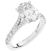 3.45CT.TW OVAL LAB DIAMOND ENGAGEMENT RING - Nazarelle