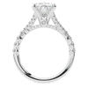 3.45CT.TW OVAL LAB DIAMOND ENGAGEMENT RING - Nazarelle