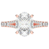3.45CT.TW OVAL LAB DIAMOND ENGAGEMENT RING - Nazarelle