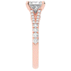 2.45CT.TW PRINCESS LAB DIAMOND ENGAGEMENT RING - Nazarelle