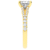 2.45CT.TW PRINCESS LAB DIAMOND ENGAGEMENT RING - Nazarelle