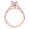 2.45CT.TW PRINCESS LAB DIAMOND ENGAGEMENT RING - Nazarelle