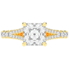 2.45CT.TW PRINCESS LAB DIAMOND ENGAGEMENT RING - Nazarelle
