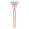 2.45CT.TW ROUND LAB DIAMOND ENGAGEMENT RING - Nazarelle