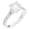 2.45CT.TW ROUND LAB DIAMOND ENGAGEMENT RING - Nazarelle