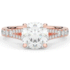 2.45CT.TW ROUND LAB DIAMOND ENGAGEMENT RING - Nazarelle