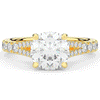 2.45CT.TW ROUND LAB DIAMOND ENGAGEMENT RING - Nazarelle